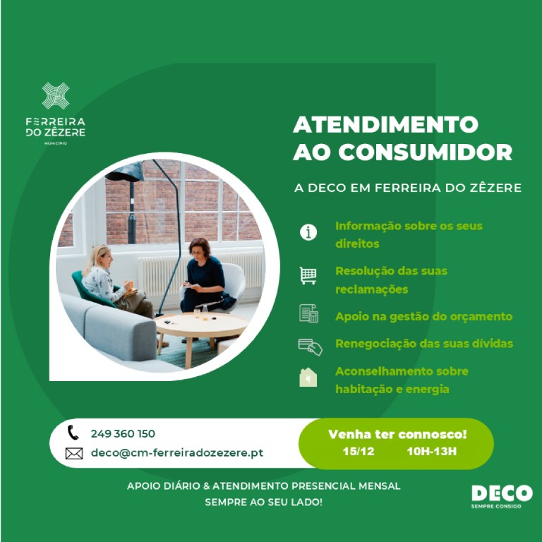 Atendimento ao Consumidor com a DECO 