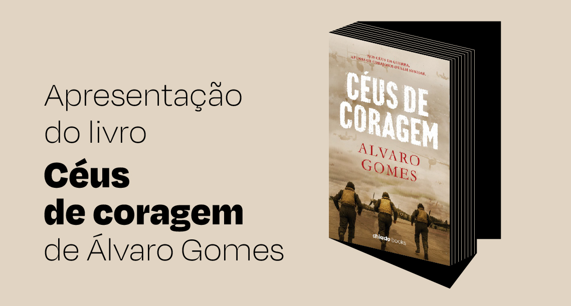 Apresentação do livro Céus de Coragem na Biblioteca