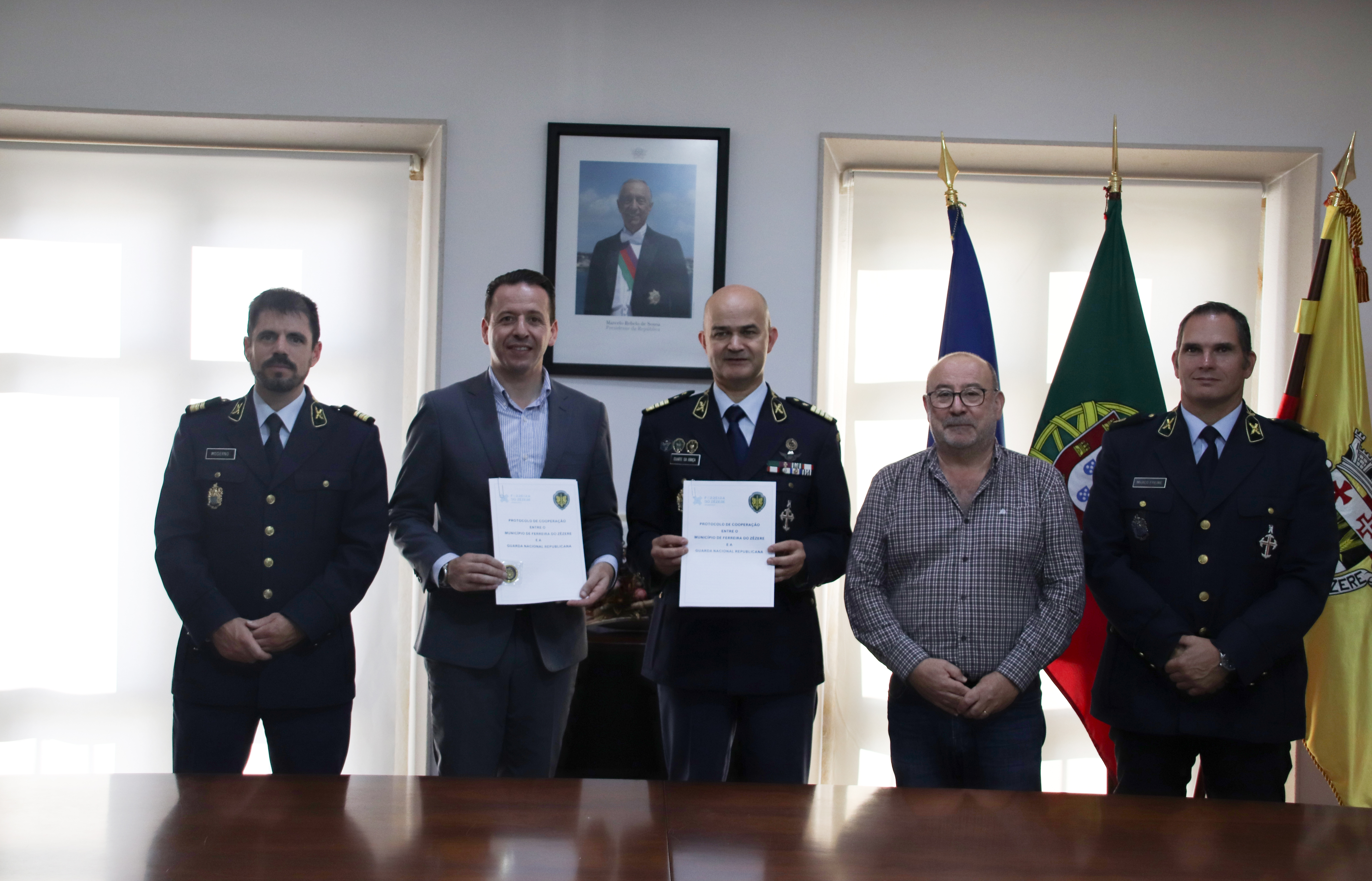 Município de Ferreira do Zêzere reforço a segurança