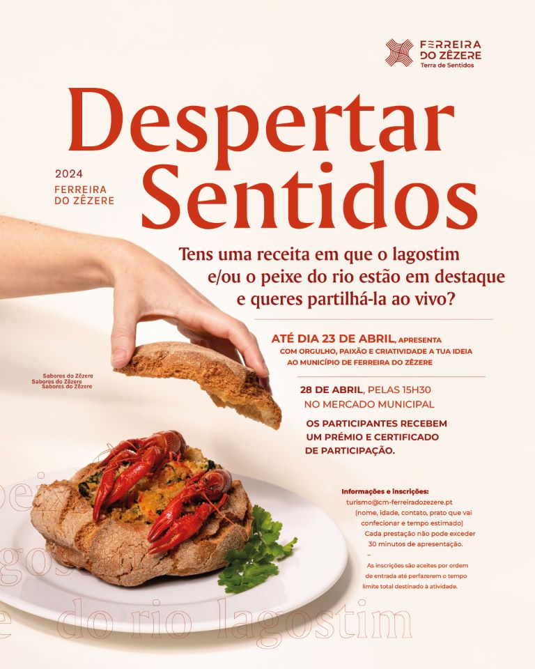 Despertar Sentidos no Festival Gastronómico do Lagostim e do Peixe do Rio