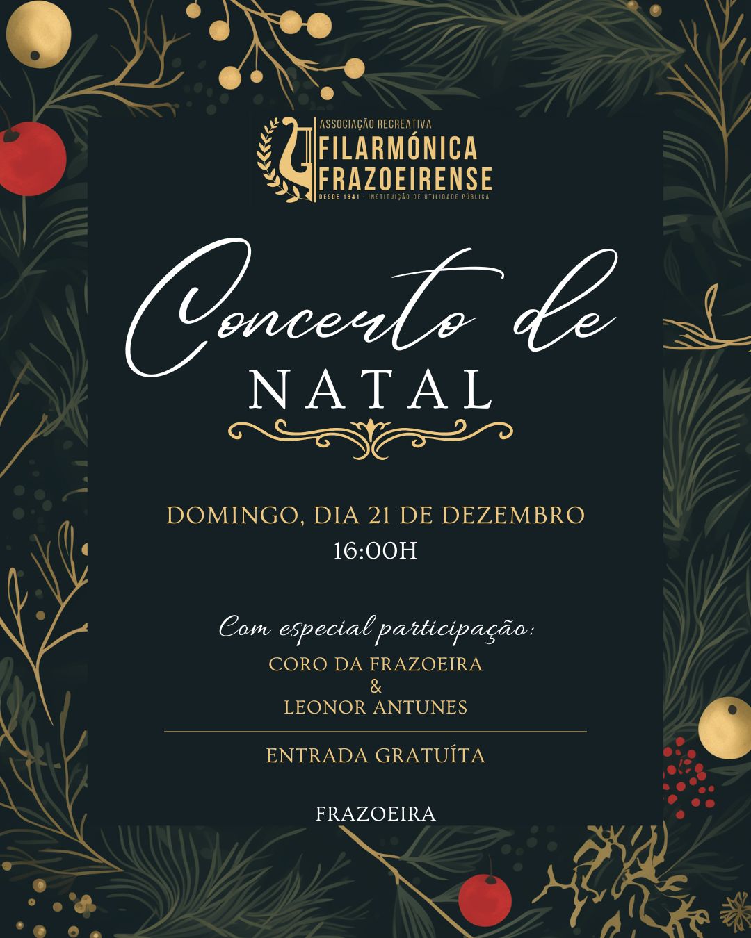 concerto natal frazoeirense