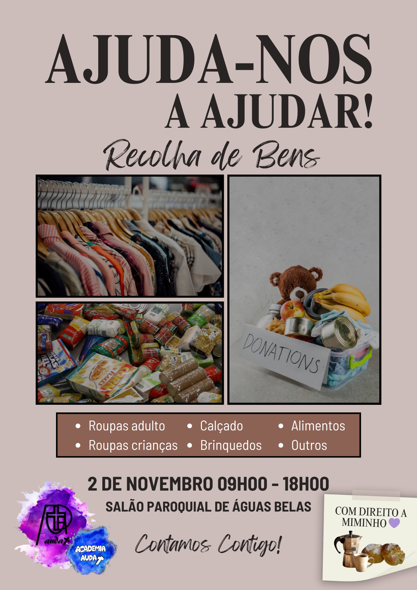 recolha bens jovens audax