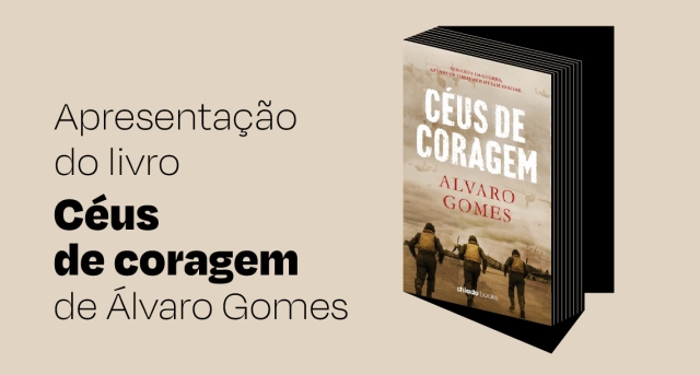 Apresentação do livro Céus de Coragem na Biblioteca