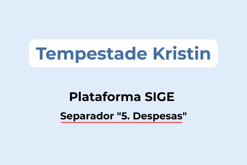 Tempestade Kristin - plataforma SIGE