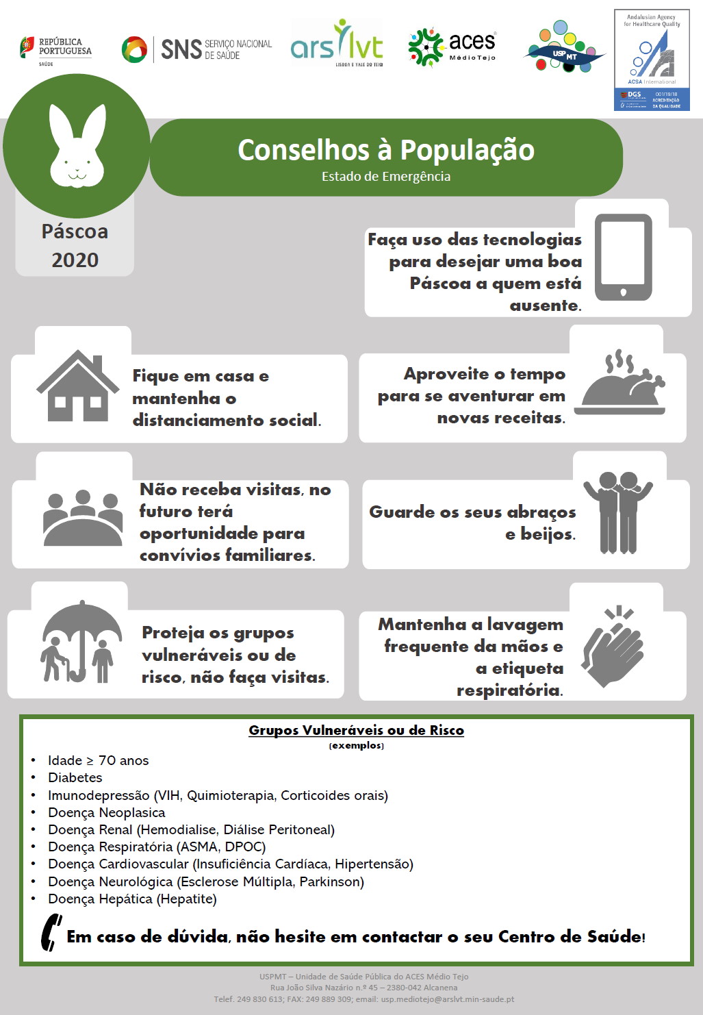 Conselhos à População