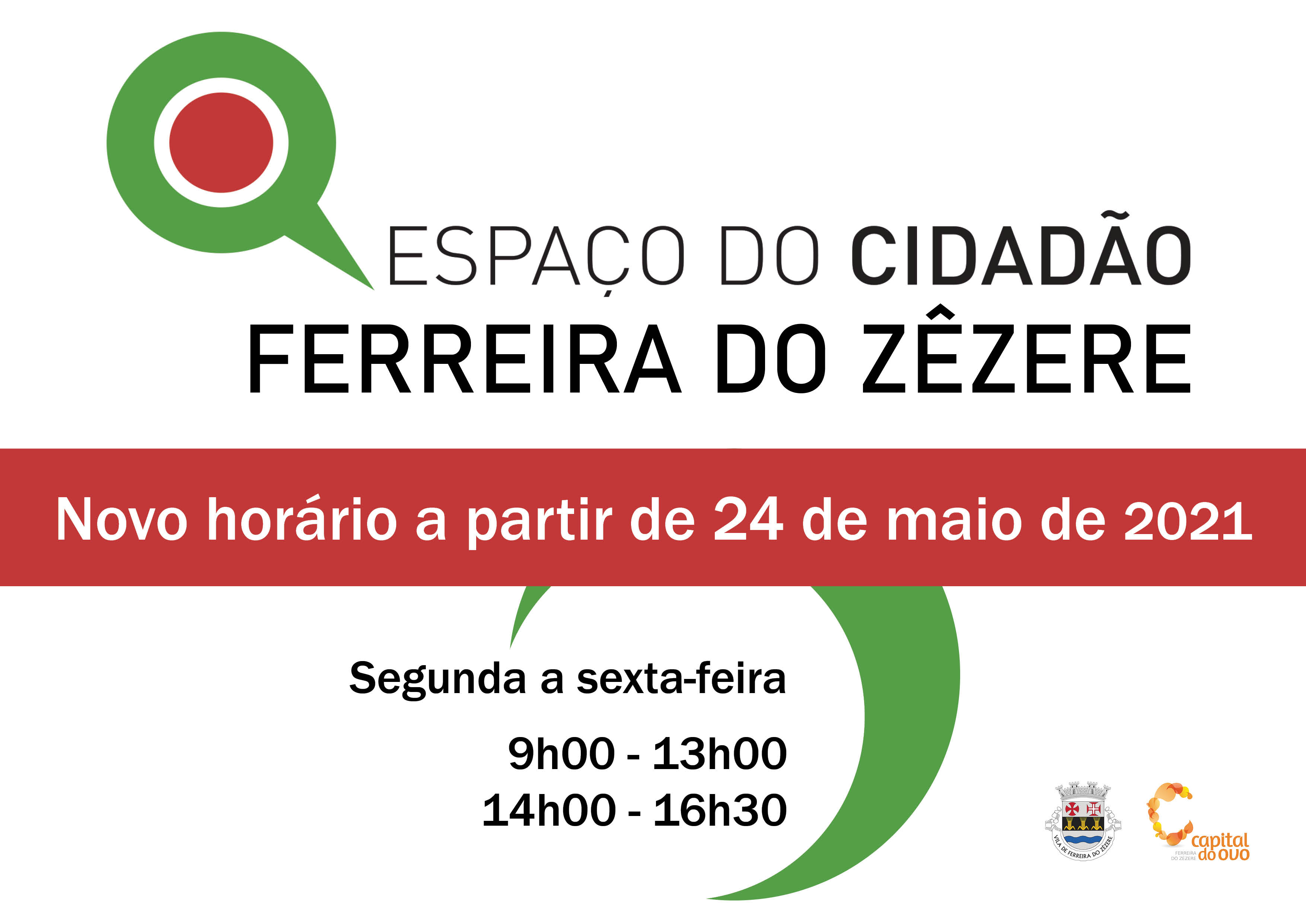 Horário do espaço cidadão