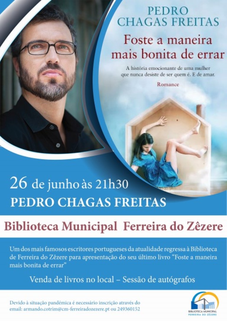 Pedro Chagas Freitas em Ferreira do Zêzere