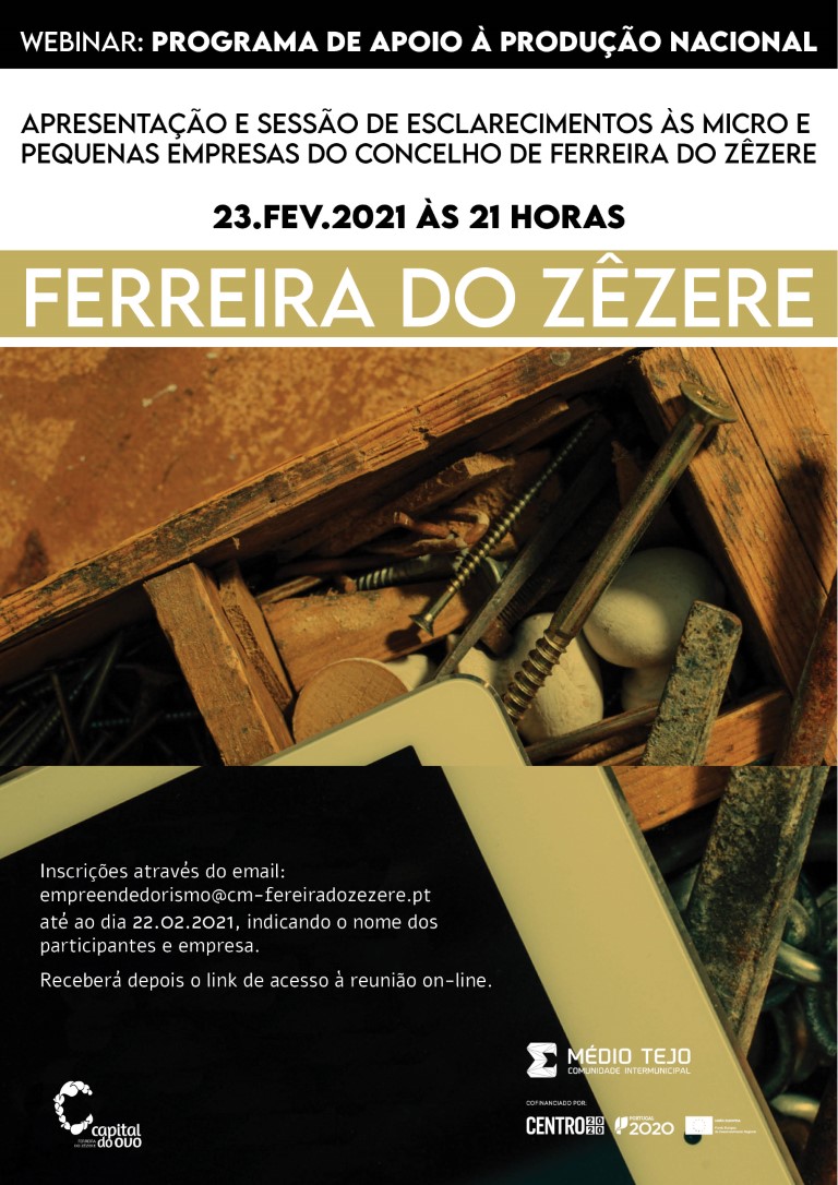 Sessão de esclarecimento online às micro e pequenas empresas