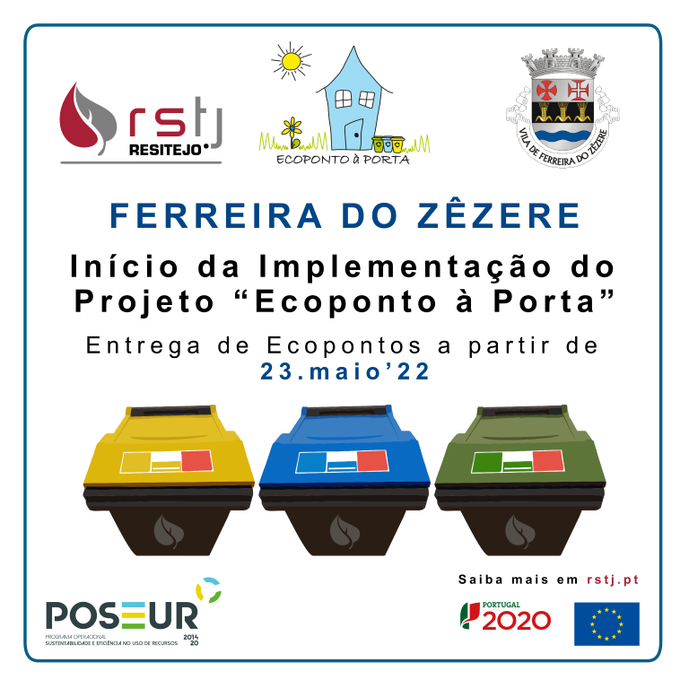 Ecoponto à porta em Ferreira do Zêzere