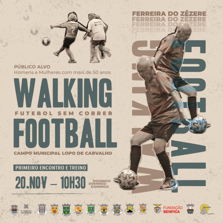 Walking Football - Futebol sem correr em Ferreira do Zêzere
