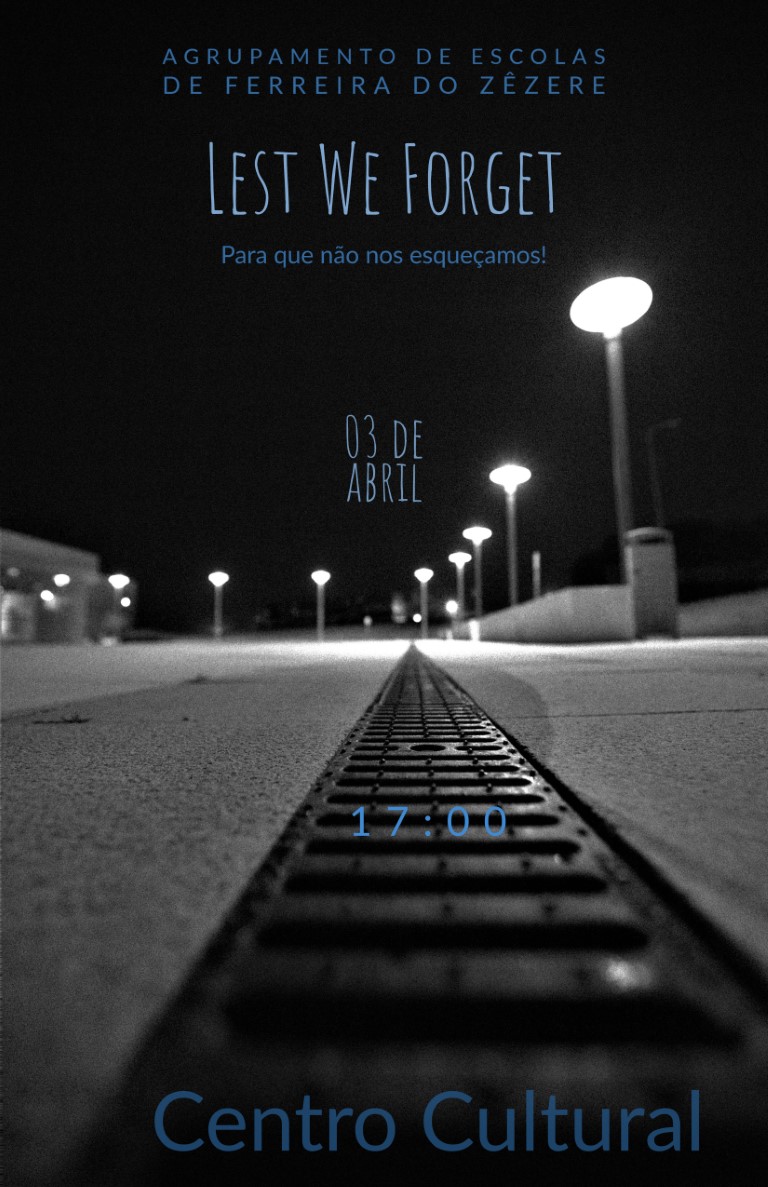 9º ano apresenta  “Lest We Forget”