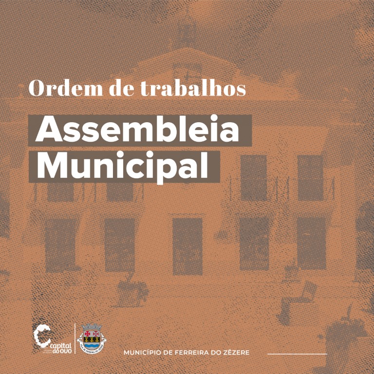 Ordem de trabalhos Assembleia Municipal de 24 de junho
