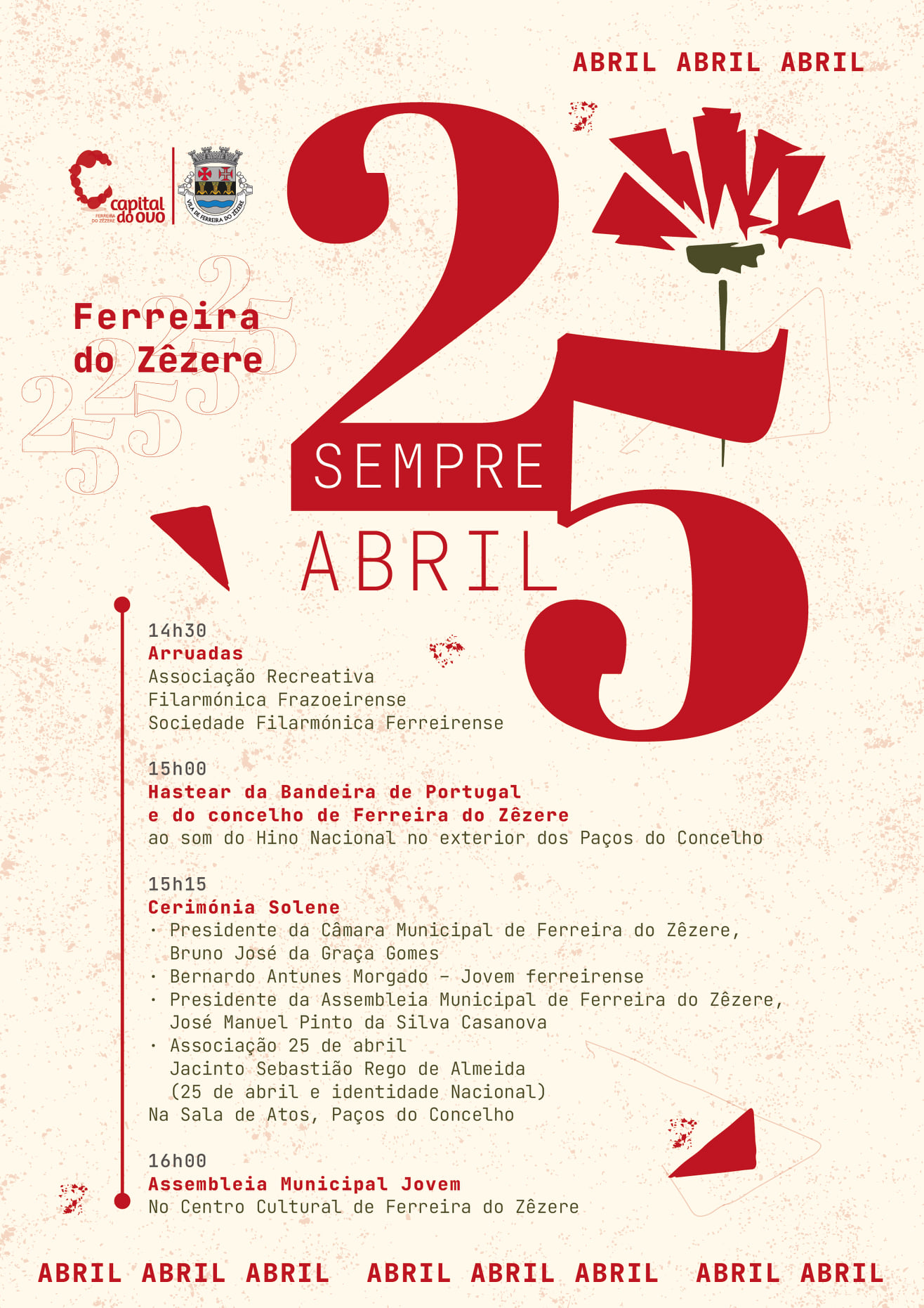 Comemorações do 25 de abril em Ferreira do Zêzere