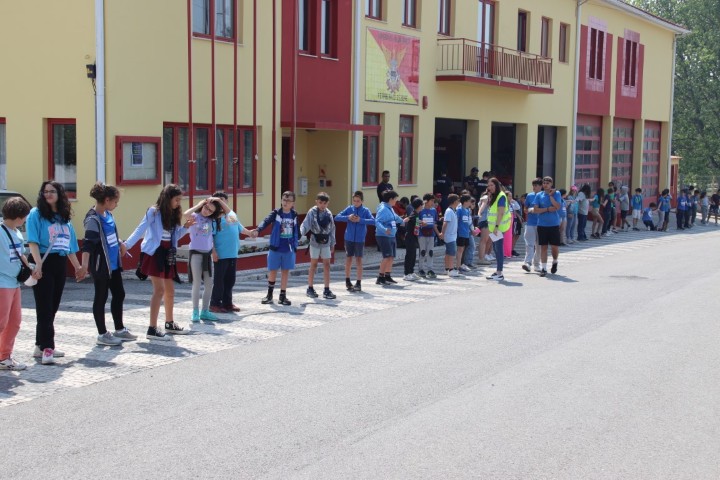 Corrente humana Make-a-wish