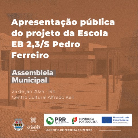 Apresentação do projeto da nova escola