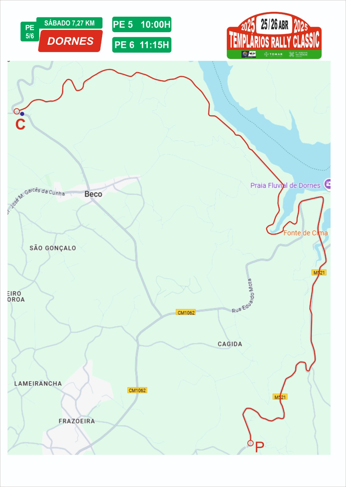 mapa dornes
