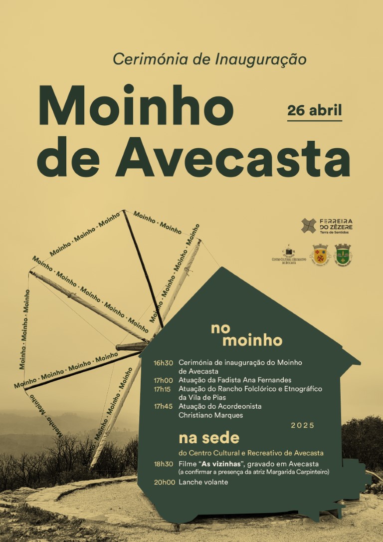 Inauguração do Moinho de Avecasta