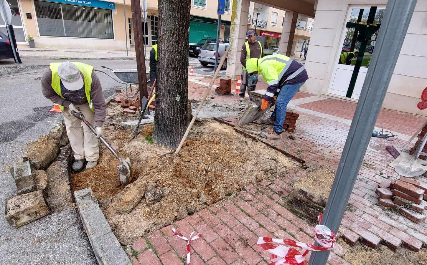 Obras na Praça Pedro Ferreiro