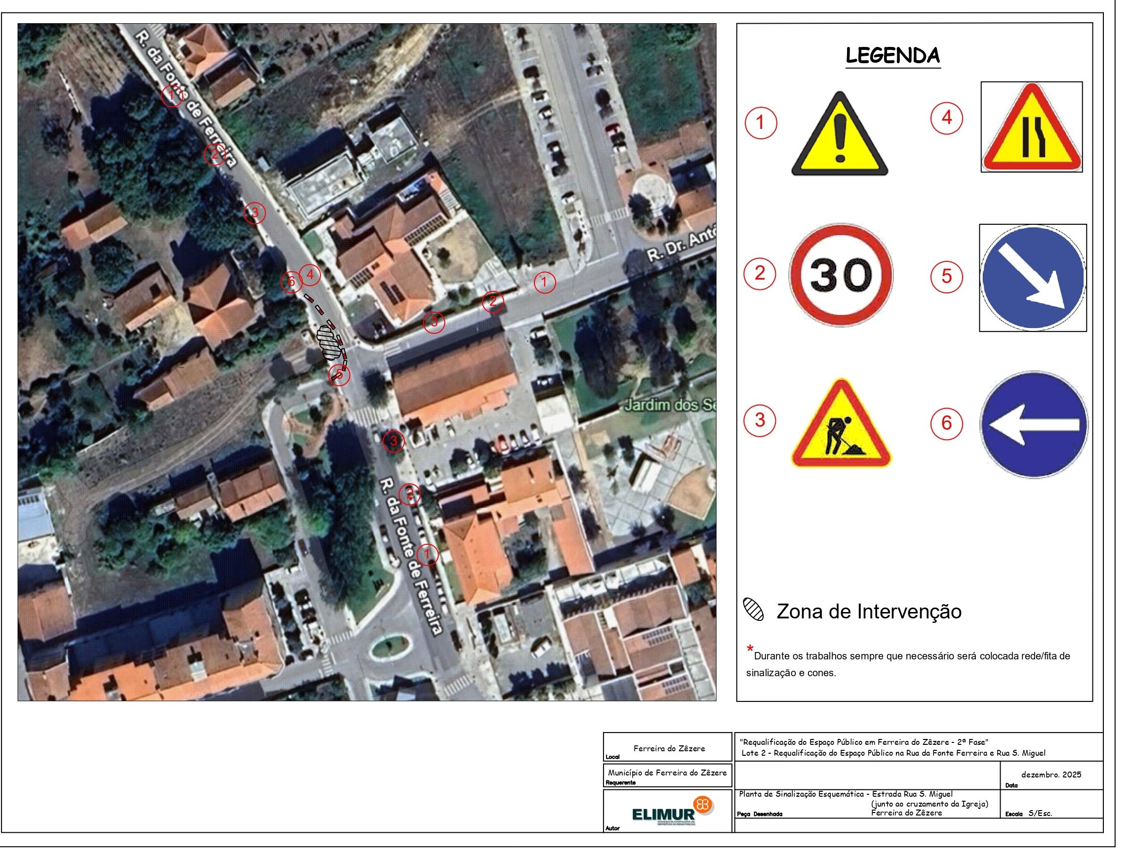 Obras em Passadeira em Ferreira do Zêzere