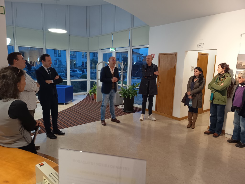 Biblioteca Municipal recebe visita de Bibliotecárias italianas 