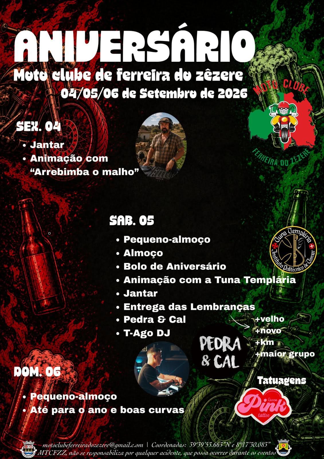aniversário moto clube