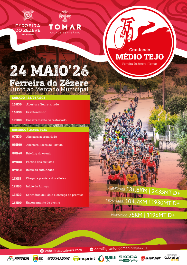 Granfondo Médio Tejo em Ferreira do Zêzere