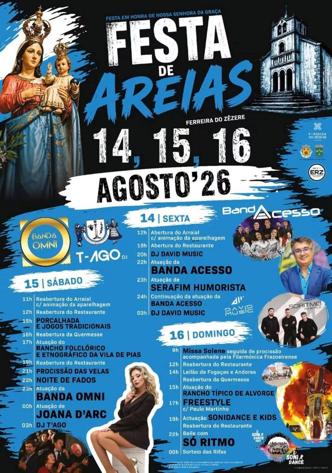 festa areias