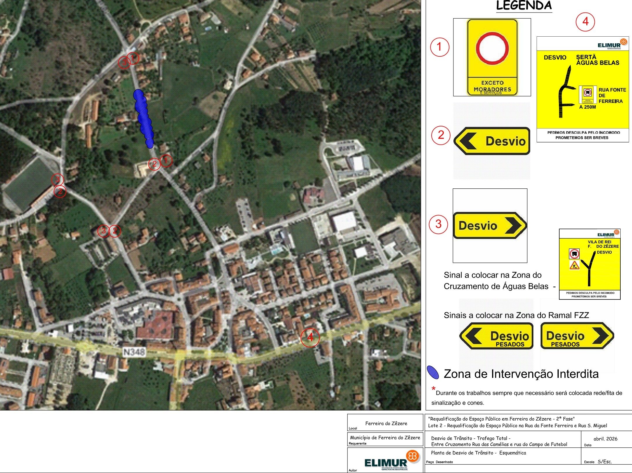 obras rua fonte de ferreira
