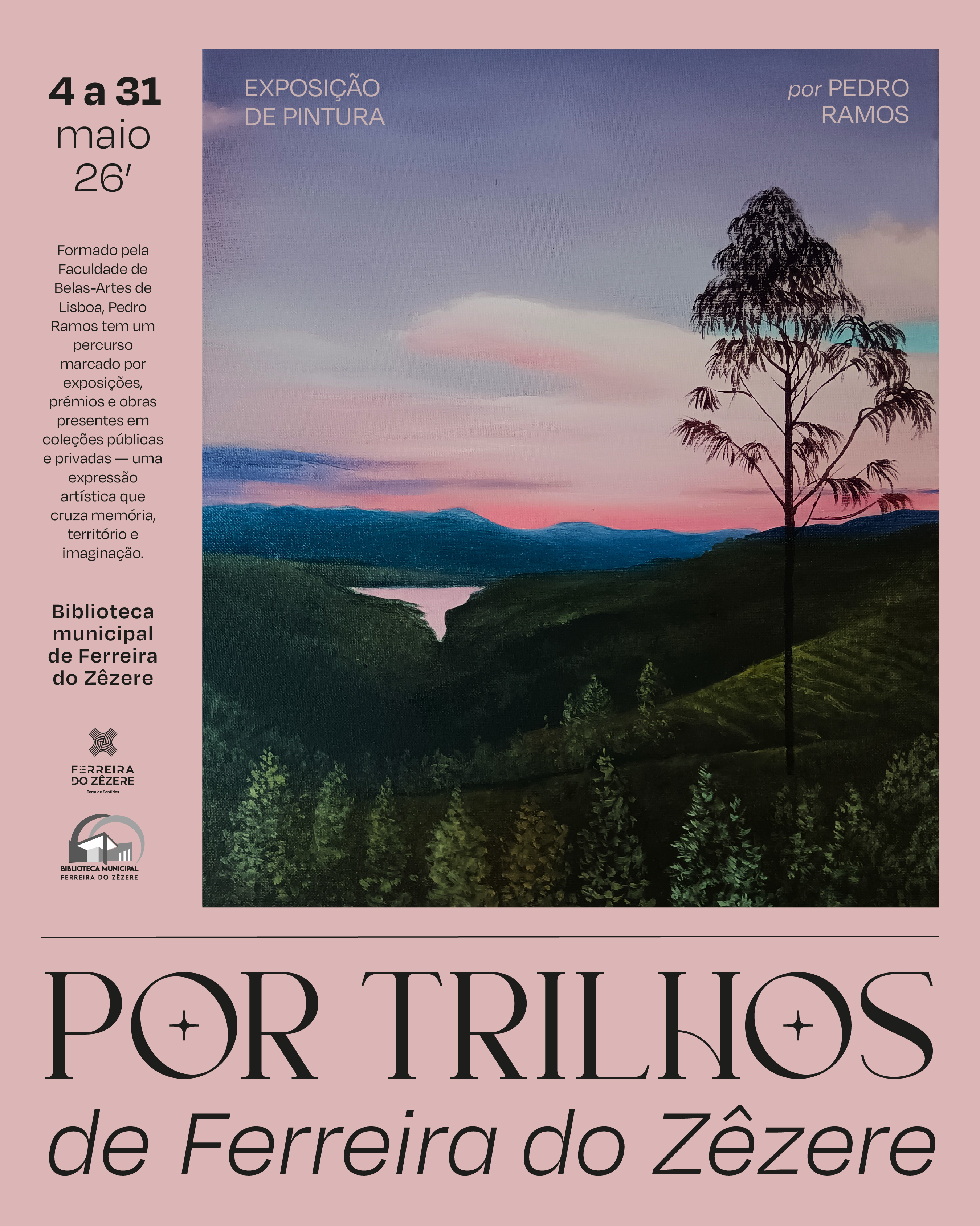 por trilhos de ferreira do zêzere mural redes