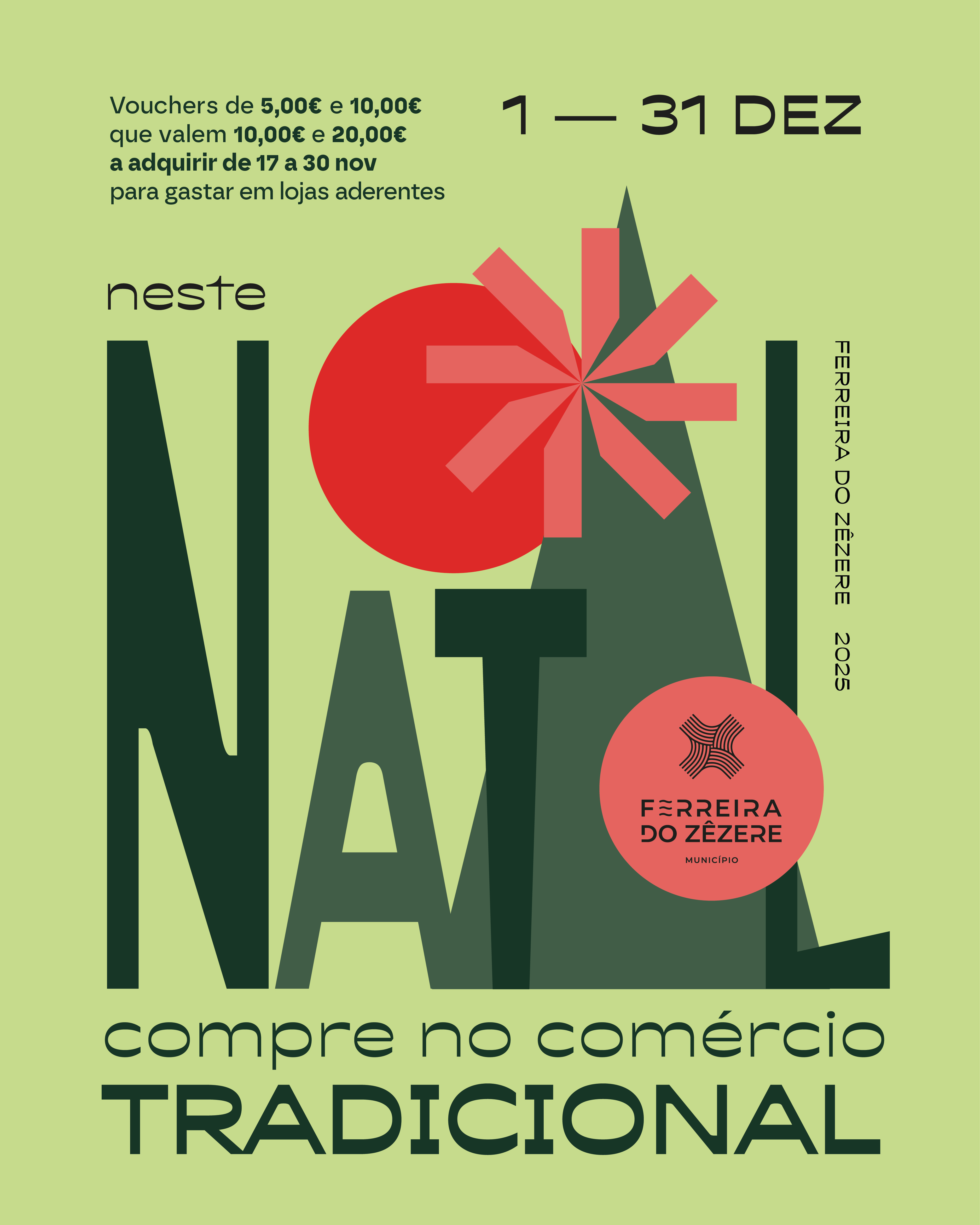 "Neste Natal compre no comércio tradicional"