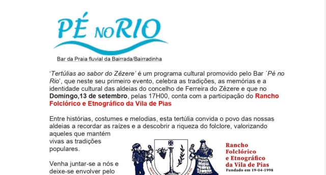 Tertúlias ao sabor do Zêzere